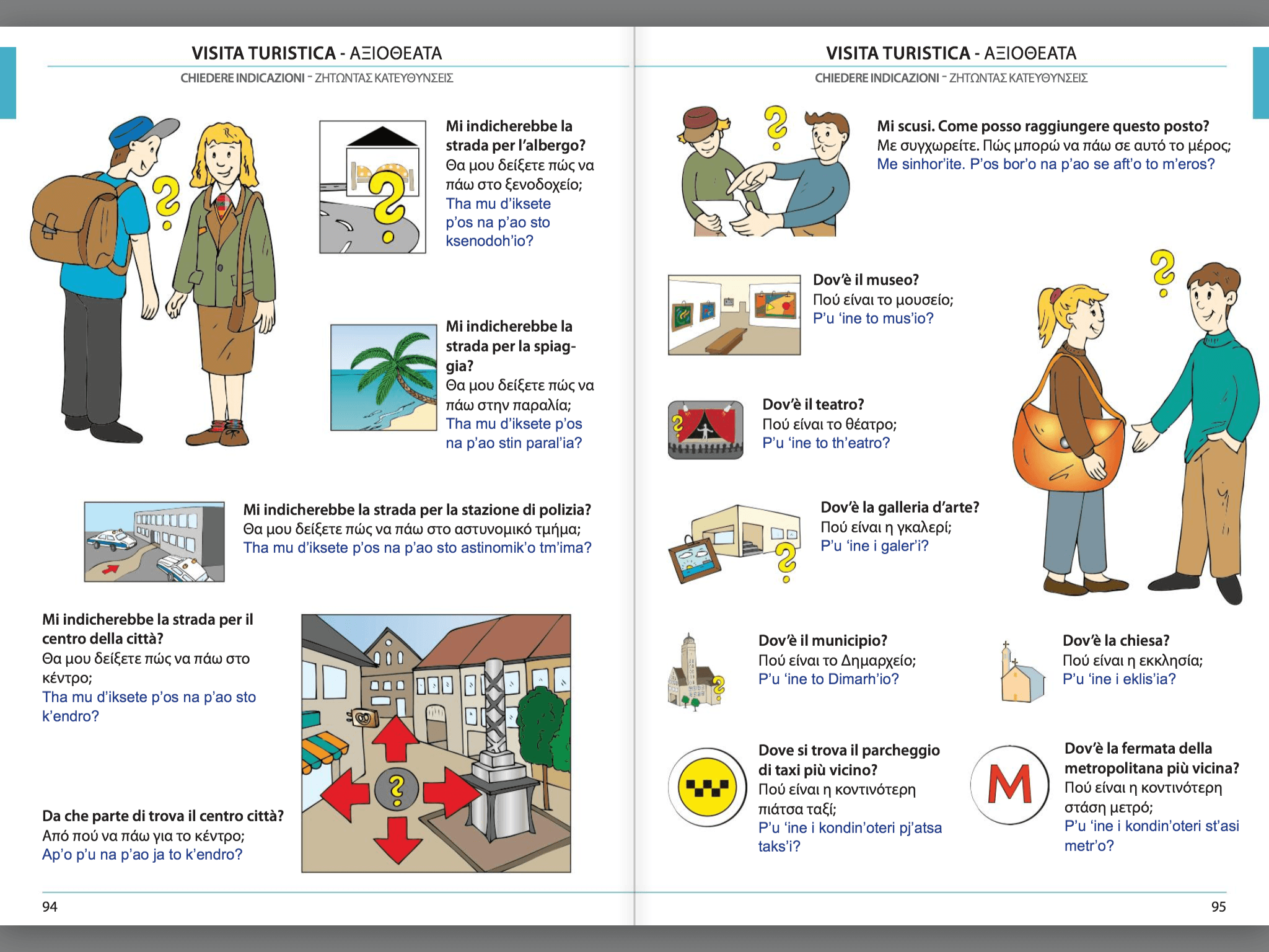 Manuale di conversazione illustrato Italiano-Greco